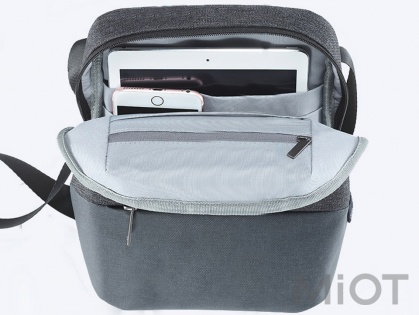 Сумка Xiaomi Runmi 90 Ninetygo Urban Simple Shoulder Bag Light Gray